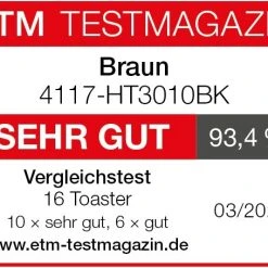 Braun HT 3010 BK Toaster Schwarz 9 Braun HT 3010 BK Toaster Schwarz -SEVERIN-Store 050341ee b570 4539 8e2c 3953a42c94e4 600x600