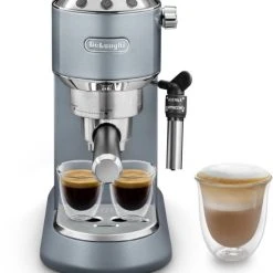 DeLonghi EC 785.AE Dedica Metallics Siebträgermaschine Hellblau
