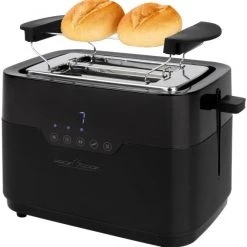 ProfiCook PC-TA 1244 Kompakt-Toaster Edelstahl/schwarz