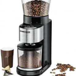 Rommelsbacher EKM 500 Kaffeemühle Mit Waage Schwarz/edelstahl