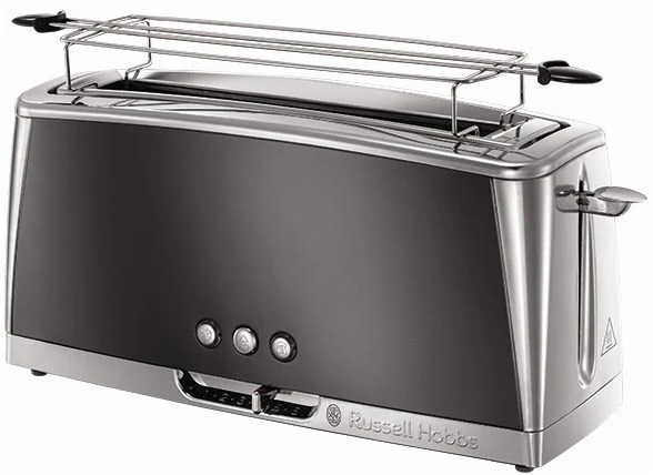 Russell Hobbs Luna Langschlitz Langschlitz-Toaster Moonlight Grau 1 Russell Hobbs Luna Langschlitz Langschlitz-Toaster Moonlight Grau
