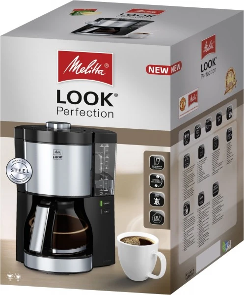 Melitta Look Perfection 1025-06 Kaffeeautomat Schwarz 2 Melitta Look Perfection 1025-06 Kaffeeautomat Schwarz – Bild 2