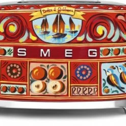 Smeg TSF01DGEU Dolce & Gabbana Kompakt-Toaster Dekor
