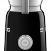 Smeg MFF01BLEU Milchaufschäumer Schwarz