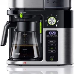 Braun KF 9050 BK MultiServe Kaffeeautomat Mit Timer Schwarz/edelstahl