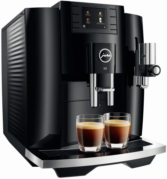 JURA E8 Kaffee-Vollautomat Piano Black (EB) 2 JURA E8 Kaffee-Vollautomat Piano Black (EB) – Bild 2