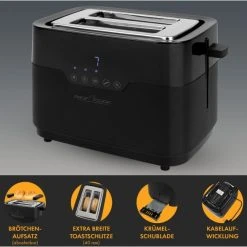 ProfiCook PC-TA 1244 Kompakt-Toaster Edelstahl/schwarz 10 ProfiCook PC-TA 1244 Kompakt-Toaster Edelstahl/schwarz -SEVERIN-Store 456429ba 704e 4325 9f27 72116de910a4 600x600