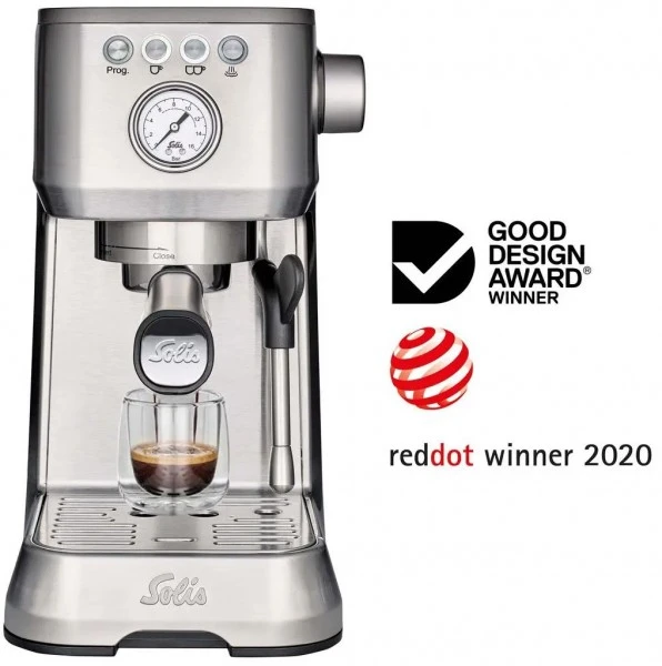 Solis Barista Perfetta Plus Type 1170 V2 Siebträgermaschine Silber 4 Solis Barista Perfetta Plus Type 1170 V2 Siebträgermaschine Silber – Bild 4