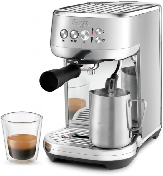 Sage The Bambino Plus Siebträgermaschine Silber 1 Sage The Bambino Plus Siebträgermaschine Silber