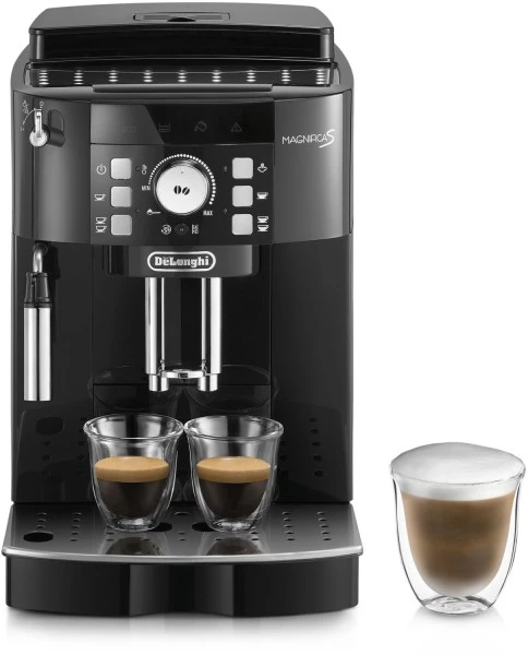 DeLonghi ECAM 21.117.B Magnifica S Kaffee-Vollautomat Schwarz 1 DeLonghi ECAM 21.117.B Magnifica S Kaffee-Vollautomat Schwarz