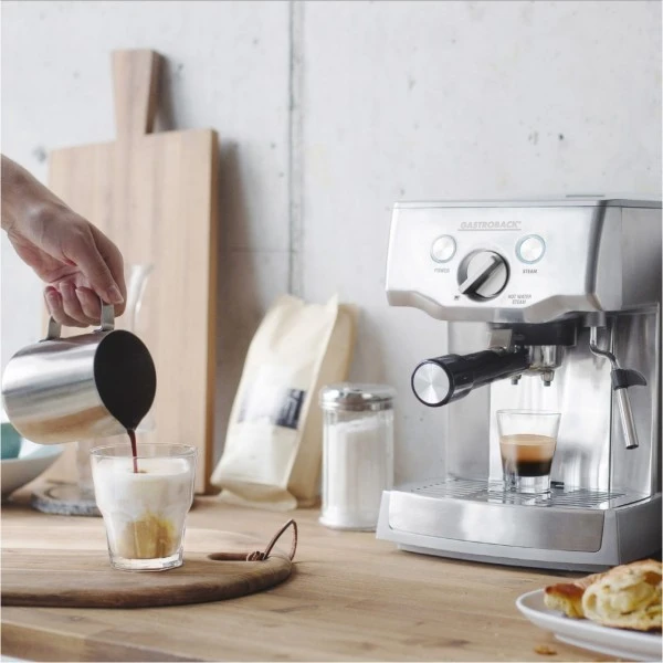 Gastroback Design Espresso Pro Siebträgermaschine Edelstahl 2 Gastroback Design Espresso Pro Siebträgermaschine Edelstahl – Bild 2