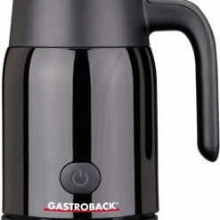 Gastroback Latte Magic Milchaufschäumer Schwarz