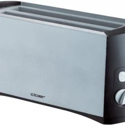 Cloer 3710 Toaster Chrom Matt/schwarz