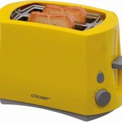 Cloer 3317-2 Kompakt-Toaster Gelb