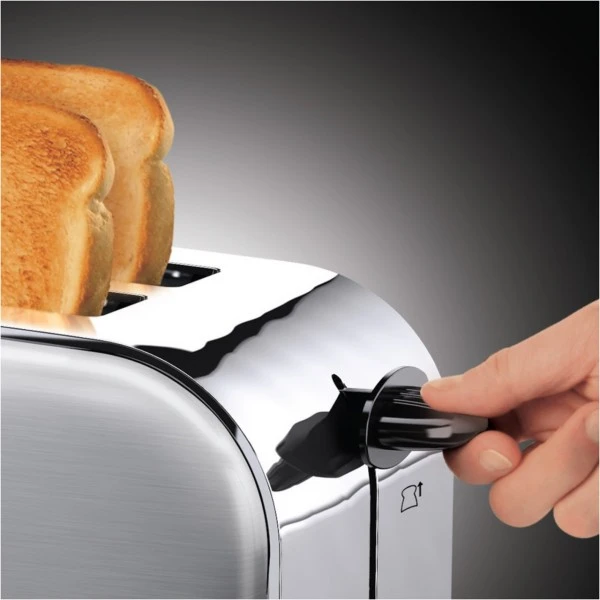 Russell Hobbs Adventure 2Schlitz Toaster Langschlitz-Toaster Edelstahl/schwarz 2 Russell Hobbs Adventure 2Schlitz Toaster Langschlitz-Toaster Edelstahl/schwarz – Bild 2