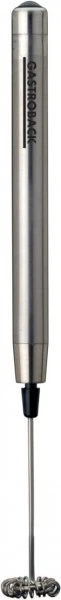 Gastroback Latte Pen Milchaufschäumer Silber