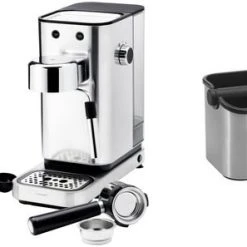 WMF Lumero Espresso + Abschlagbehälter Siebträgermaschine Cromargan Matt