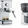 Graef ES 401 Salita + CM 201 Siebträgermaschine + Kaffeemühle Weiß