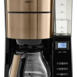 Melitta AromaFresh Glas 1021-04 Kaffeeautomat Mit Intergrierter Kaffeemühle Kupfer