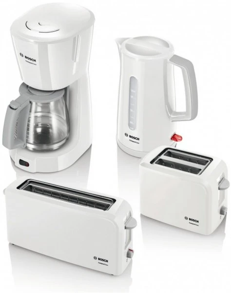 Bosch TKA3A031 Kaffeeautomat Weiß/hellgrau 2 Bosch TKA3A031 Kaffeeautomat Weiß/hellgrau – Bild 2