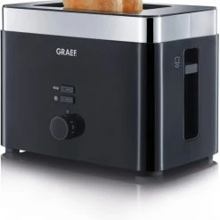 Graef TO 62 Doppelschlitz-Toaster Schwarz