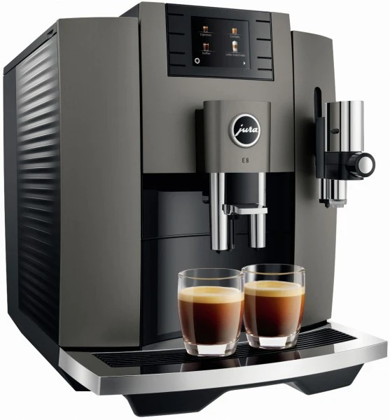 JURA E8 Kaffee-Vollautomat Dark Inox (EB) 2 JURA E8 Kaffee-Vollautomat Dark Inox (EB) – Bild 2