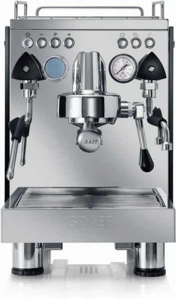 Graef Contessa ES 1000 Siebträgermaschine Edelstahl/schwarz 1 Graef Contessa ES 1000 Siebträgermaschine Edelstahl/schwarz