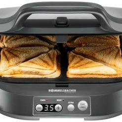 Rommelsbacher ST 1800 Sandwichtoaster Schiefergrau