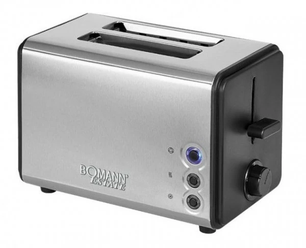 BOMANN TA 1371 CB Kompakt-Toaster Edelstahl 1 BOMANN TA 1371 CB Kompakt-Toaster Edelstahl
