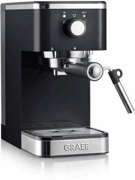Graef ES 402 Salita + CM 202 Siebträgermaschine + Kaffeemühle Schwarz 2 Graef ES 402 Salita + CM 202 Siebträgermaschine + Kaffeemühle Schwarz – Bild 2