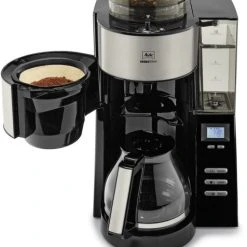 Melitta Aroma Fresh 1021-02 Kaffeeautomat Mit Intergrierter Kaffeemühle Schwarz/edelstahl