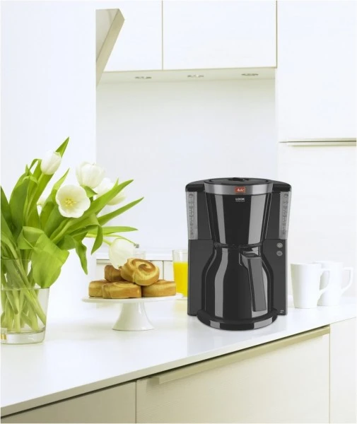 Melitta Look Therm Selection 1011-12 Kaffeeautomat Mit Thermokanne Schwarz 4 Melitta Look Therm Selection 1011-12 Kaffeeautomat Mit Thermokanne Schwarz – Bild 4