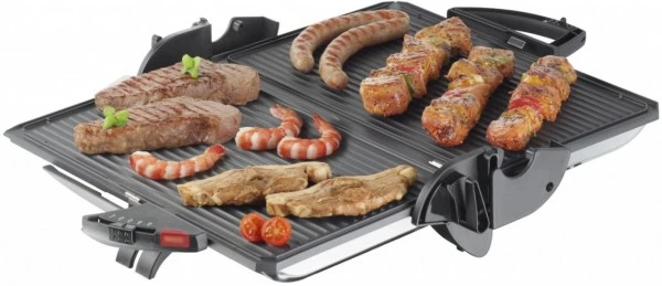 Steba PG 4.4 EC Inkl. Burger-Presse Kontaktgrill Champagner-metallic 4 Steba PG 4.4 EC Inkl. Burger-Presse Kontaktgrill Champagner-metallic – Bild 4