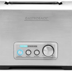 Gastroback Design Toaster Pro 2S Kompakt-Toaster Edelstahl