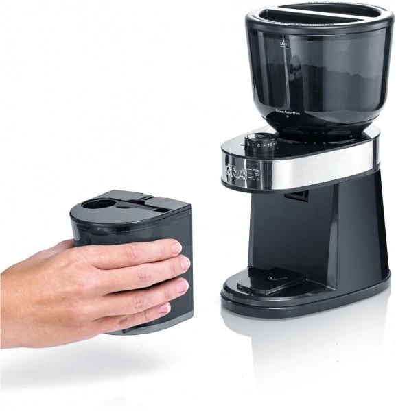 Graef ES 402 Salita + CM 202 Siebträgermaschine + Kaffeemühle Schwarz 6 Graef ES 402 Salita + CM 202 Siebträgermaschine + Kaffeemühle Schwarz – Bild 6