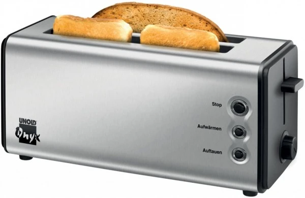 Unold 38915 Onyx Duplex Toaster Schwarz/edelstahl 1 Unold 38915 Onyx Duplex Toaster Schwarz/edelstahl