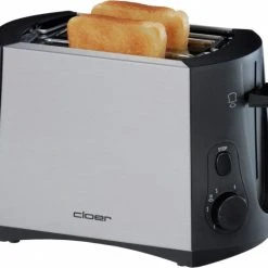 Cloer 3419 Toaster Edelstahl/schwarz