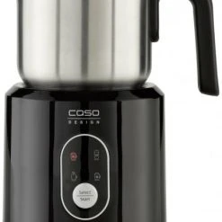 Caso Crema & Choco Milchaufschäumer Edelstahl/schwarz