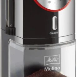 Melitta Molino 1019-01 Kaffeemühle Schwarz/rot