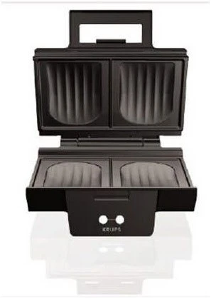 Krups FDK 452 Sandwichtoaster Schwarz Matt 3 Krups FDK 452 Sandwichtoaster Schwarz Matt – Bild 3