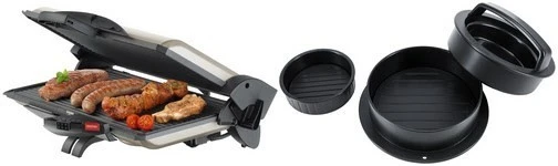 Steba PG 4.4 EC Inkl. Burger-Presse Kontaktgrill Champagner-metallic 1 Steba PG 4.4 EC Inkl. Burger-Presse Kontaktgrill Champagner-metallic