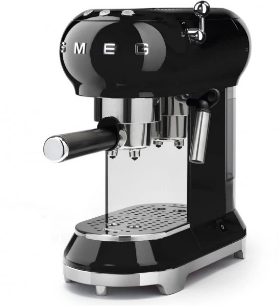 Smeg ECF 01 BLEU Siebträgermaschine Schwarz 1 Smeg ECF 01 BLEU Siebträgermaschine Schwarz