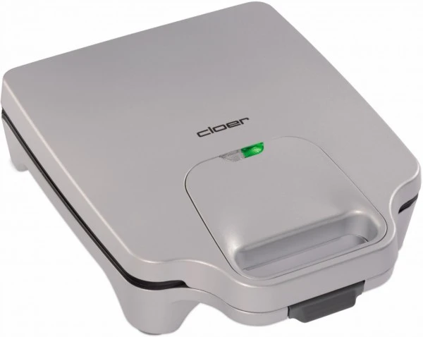 Cloer 6269 Sandwichmaker Silber 2 Cloer 6269 Sandwichmaker Silber – Bild 2
